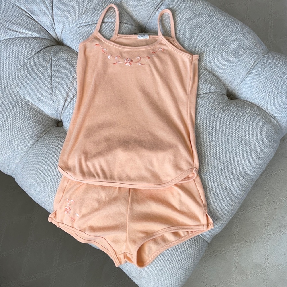 80’s Vintage Short Shorts and Tank Top Set